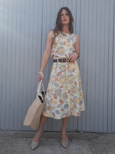 Charger l'image dans la galerie, Ensemble vintage Valentine - Imprimé pastel fleuri. Taille M, 38, 40. Fabriqué en France