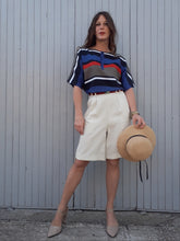 Charger l'image dans la galerie, Top vintage Lola - Rayé. Taille M, 38, 40. Fabriqué en France