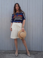 Charger l'image dans la galerie, Top vintage Lola - Rayé. Taille M, 38, 40. Fabriqué en France