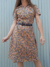 Charger l'image dans la galerie, Robe vintage Sacha - Col pelle à tarte. Taille S, 36, 38