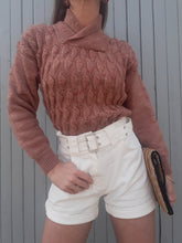 Charger l'image dans la galerie, Pull vintage Vanessa - Grosses mailles. Taille S, 36, 38