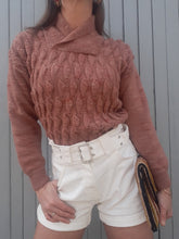 Charger l'image dans la galerie, Pull vintage Vanessa - Grosses mailles. Taille S, 36, 38
