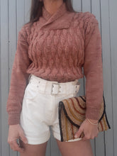 Charger l'image dans la galerie, Pull vintage Vanessa - Grosses mailles. Taille S, 36, 38