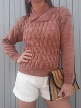 Charger l'image dans la galerie, Pull vintage Vanessa - Grosses mailles. Taille S, 36, 38