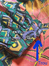 Charger l'image dans la galerie, Robe vintage Vivianne - A double col. Taille S, 36, 38. René Derhy. Made in India.