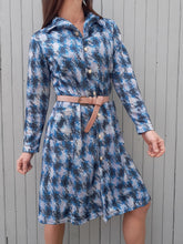 Charger l'image dans la galerie, Robe vintage Géraldine - Imprimé all-over abstrait. Taille M, 38, 40