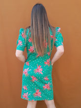 Charger l'image dans la galerie, Robe vintage Joëlle - A pois et fleurs. Taille S, 36, 38