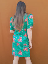 Charger l'image dans la galerie, Robe vintage Joëlle - A pois et fleurs. Taille S, 36, 38