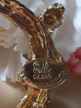 Charger l'image dans la galerie, Boucles d'oreilles vintage - Emanuel Ungaro. Serpents entrelacés dorés