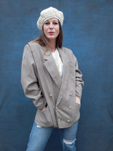 Charger l'image dans la galerie, Blazer vintage Clémence - Coupe Masculine. Taille XL, 42, 44 ou Oversize