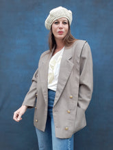 Charger l'image dans la galerie, Blazer vintage Clémence - Coupe Masculine. Taille XL, 42, 44 ou Oversize