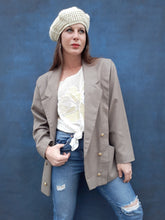 Charger l'image dans la galerie, Blazer vintage Clémence - Coupe Masculine. Taille XL, 42, 44 ou Oversize
