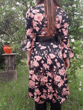 Charger l'image dans la galerie, Robe vintage Pippa - Froufrous et volants. Taille M, 38, 40. Fabriqué en France
