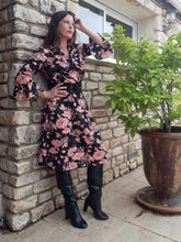 Charger l'image dans la galerie, Robe vintage Pippa - Froufrous et volants. Taille M, 38, 40. Fabriqué en France
