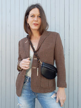 Charger l'image dans la galerie, Blazer vintage Amandine - Burberry en laine imprimé pied de poule. Taille S, 34, 36