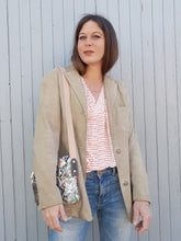 Charger l'image dans la galerie, Veste vintage Mendy - Cuir retourné beige clair. Clothcraft. Taille M, 38, 40
