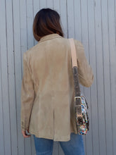 Charger l'image dans la galerie, Veste vintage Mendy - Cuir retourné beige clair. Clothcraft. Taille M, 38, 40