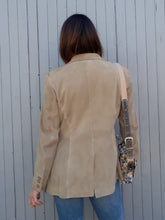Charger l'image dans la galerie, Veste vintage Mendy - Cuir retourné beige clair. Clothcraft. Taille M, 38, 40