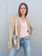 Charger l'image dans la galerie, Veste vintage Mendy - Cuir retourné beige clair. Clothcraft. Taille M, 38, 40