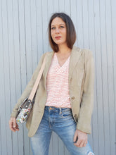Charger l'image dans la galerie, Veste vintage Mendy - Cuir retourné beige clair. Clothcraft. Taille M, 38, 40