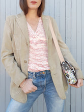 Charger l'image dans la galerie, Veste vintage Mendy - Cuir retourné beige clair. Clothcraft. Taille M, 38, 40
