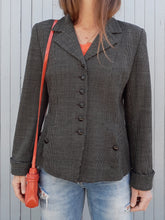 Charger l'image dans la galerie, Veste "Seconde" Monica - Gérard Darel. Noire à pois blancs. Taille M, 38, 40