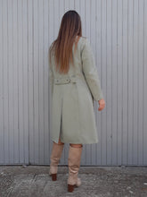 Charger l'image dans la galerie, Trench-Coat vintage Clémence - Vert d'eau. Taille M, 38, 40