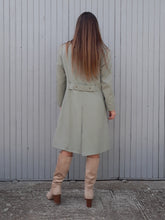 Charger l'image dans la galerie, Trench-Coat vintage Clémence - Vert d'eau. Taille M, 38, 40