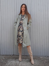 Charger l'image dans la galerie, Trench-Coat vintage Clémence - Vert d'eau. Taille M, 38, 40