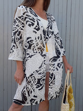 Charger l'image dans la galerie, Chemise de plage vintage - Voile transparent. Taille XL, 42, 44.