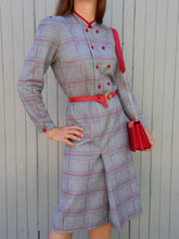 Charger l'image dans la galerie, Robe vintage Magda - Double boutonnage. Taille S, 36, 38. Fabriqué en France.