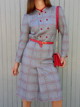 Charger l'image dans la galerie, Robe vintage Magda - Double boutonnage. Taille S, 36, 38. Fabriqué en France.