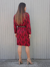 Charger l'image dans la galerie, Robe vintage Alycia - Imprimé cœurs. Taille L, 40, 42