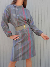 Charger l'image dans la galerie, Robe vintage Dahlia - Noeud au col. Taille M, 38, 40
