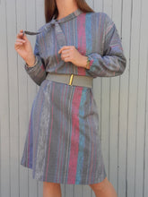 Charger l'image dans la galerie, Robe vintage Dahlia - Noeud au col. Taille M, 38, 40
