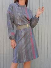 Charger l'image dans la galerie, Robe vintage Dahlia - Noeud au col. Taille M, 38, 40
