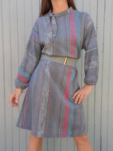Charger l'image dans la galerie, Robe vintage Dahlia - Noeud au col. Taille M, 38, 40