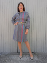 Charger l'image dans la galerie, Robe vintage Dahlia - Noeud au col. Taille M, 38, 40