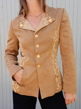 Charger l'image dans la galerie, Veste Katia - Les soleils d'Arles. Chamois. Taille S, 34, 36, 38.