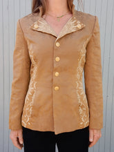Charger l'image dans la galerie, Veste Katia - Les soleils d'Arles. Chamois. Taille S, 34, 36, 38.