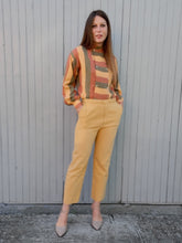 Charger l'image dans la galerie, Pantalon vintage Soline - Moutarde. Taille M, 38, 40. Fabriqué en France
