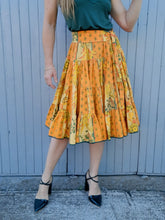 Charger l'image dans la galerie, Jupe vintage Maud. Provençale, Arlésienne. Taille S, M, 36, 38, 40. Fabriqué en France.