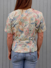 Charger l'image dans la galerie, Blazer vintage Annie - Imprimé végétal pastel. Taille M, 38, 40