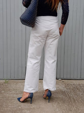 Charger l'image dans la galerie, Pantalon marin vintage Marina - Coton - A pont. Taille M, 38, 40. Made in France