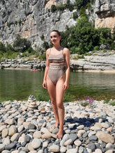 Charger l'image dans la galerie, Maillot de bain vintage Fanny - Une pièce. Taille XS, 34, 36