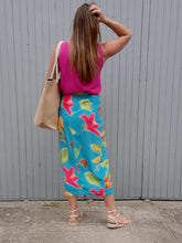 Charger l'image dans la galerie, Jupe portefeuille vintage Salima - Imprimé floral. Taille M ou 36, 38, 40