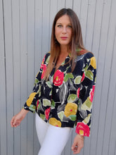 Charger l'image dans la galerie, Blazer vintage Sally - Imprimé floral. Taille L ou 40, 42. Rohmer