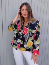 Charger l'image dans la galerie, Blazer vintage Sally - Imprimé floral. Taille L ou 40, 42. Rohmer