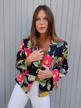 Charger l'image dans la galerie, Blazer vintage Sally - Imprimé floral. Taille L ou 40, 42. Rohmer