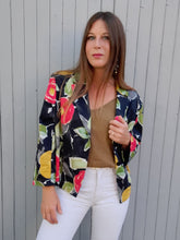 Charger l'image dans la galerie, Blazer vintage Sally - Imprimé floral. Taille L ou 40, 42. Rohmer